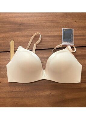 Underoutfit Bra / 1258 The Satin Grace / Color: SAND / Size MED
